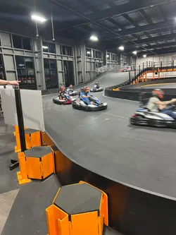 Ripping it up at Rush Hour Karting after business had concluded. (Image credit: Cycle Labs LinkedIn)